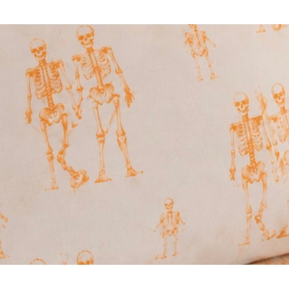 Rae Dunn Together Forever Halloween Skeleton Twin Sheet Sets Lot of 2 NWT - Picture 5 of 15